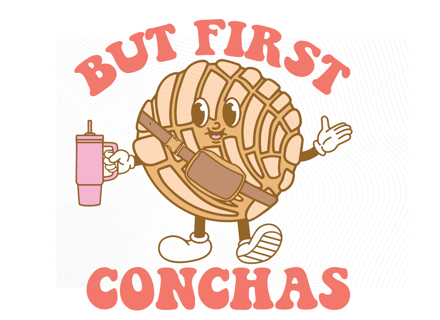 T-Shirt TSHT#0006 - But First Conchas