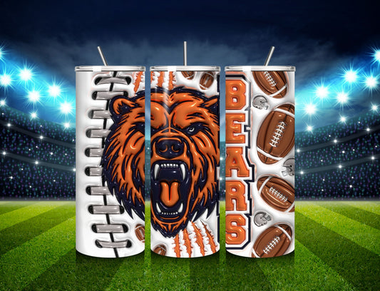 Tumbler 20oz TUM20#0004 - Chicago BEARS