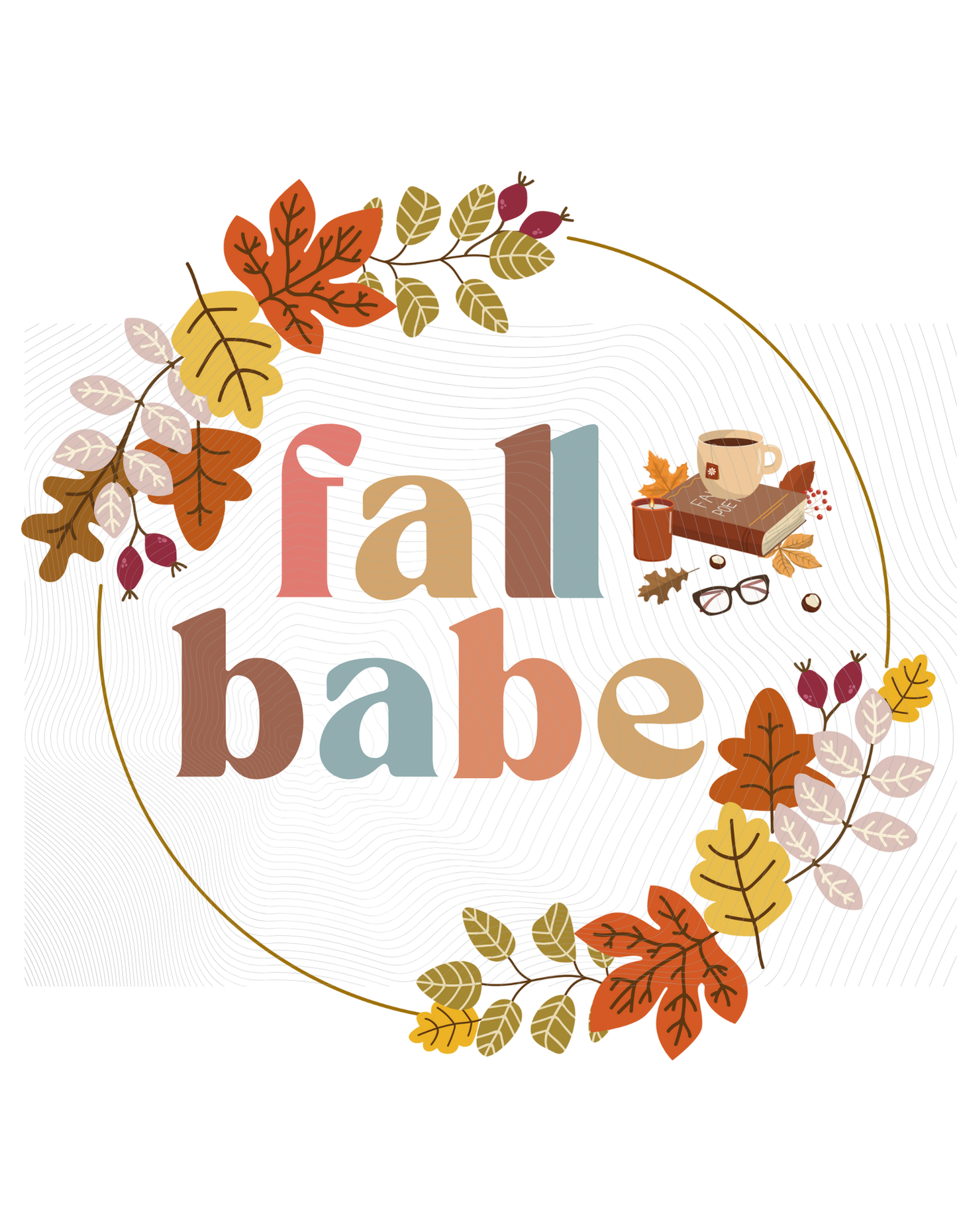 T-Shirt TSHT#0027 -Fall Babe